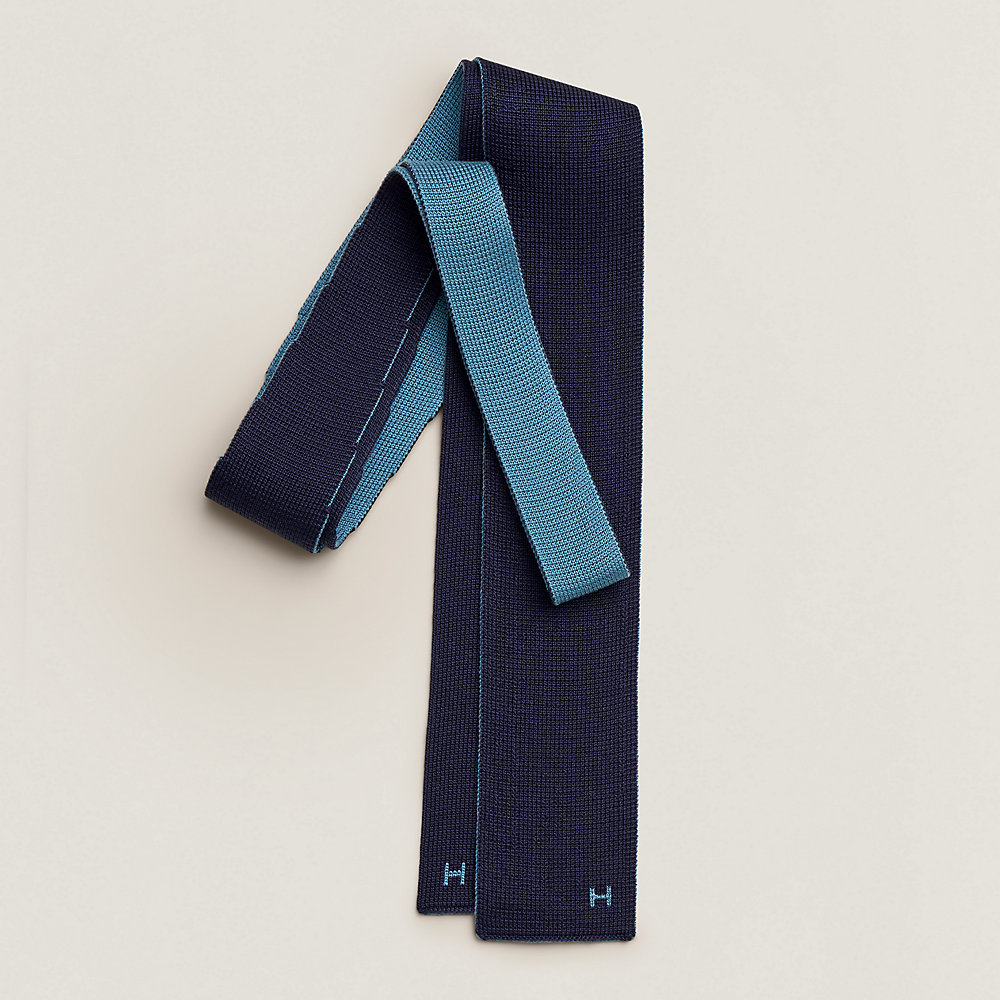 シルクニットタイ 5 cm《ドゥ・タン》 | Hermès - エルメス-公式サイト